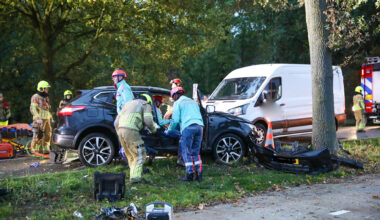 Ernstig ongeval op de Houtsberg bij Nederweert-Eind