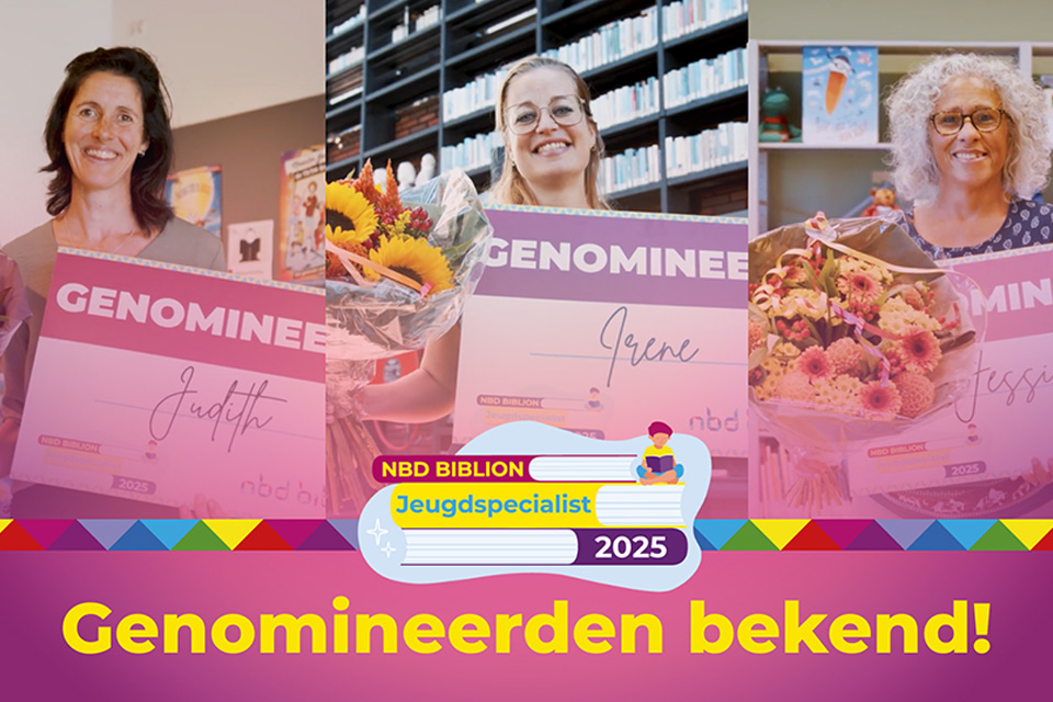 Genomineerden voor NBD Biblion Jeugdspecialist van het Jaar 2025 bekend