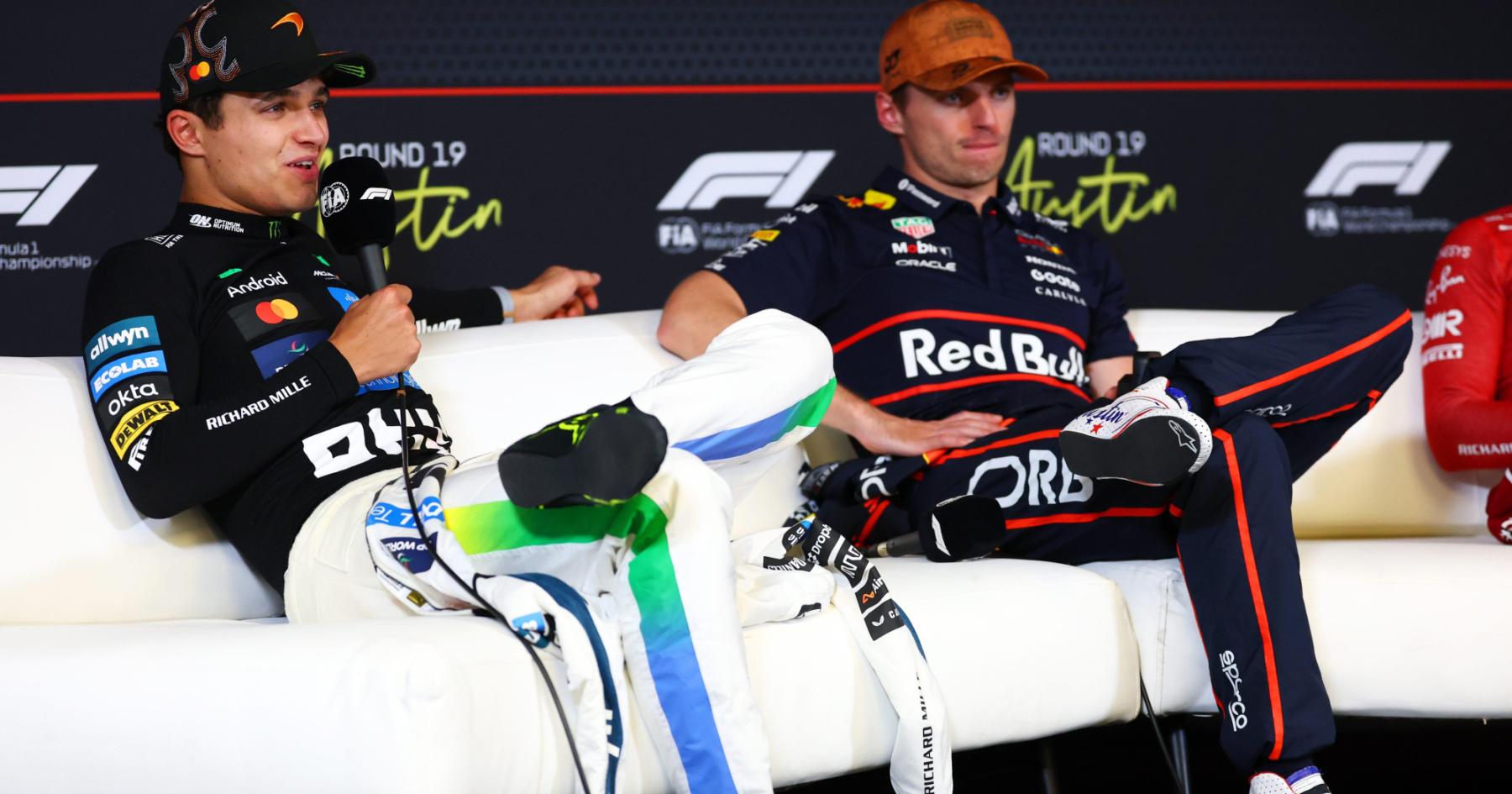 Norris herhaalt fameuze uitspraak Verstappen: "Hoe zei je het ook alweer?"