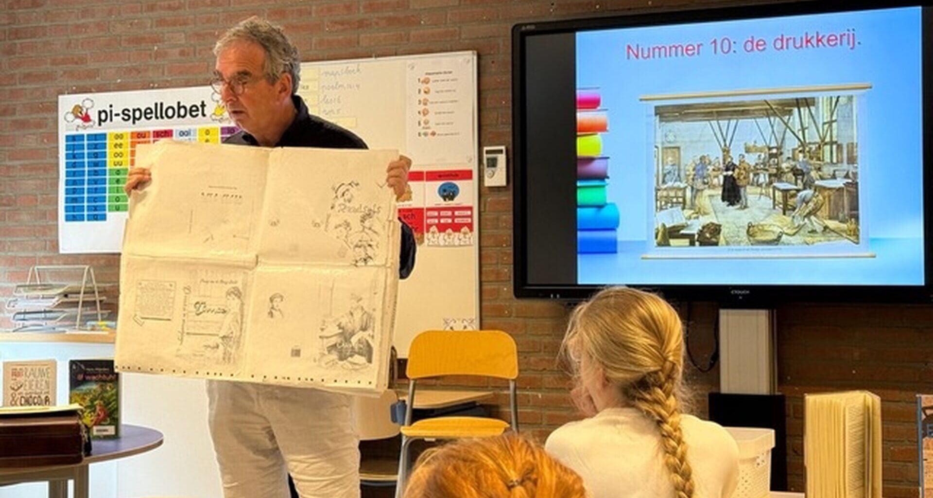 Zes kinderboekenschrijvers bezoeken 23 basisscholen in Molenlanden