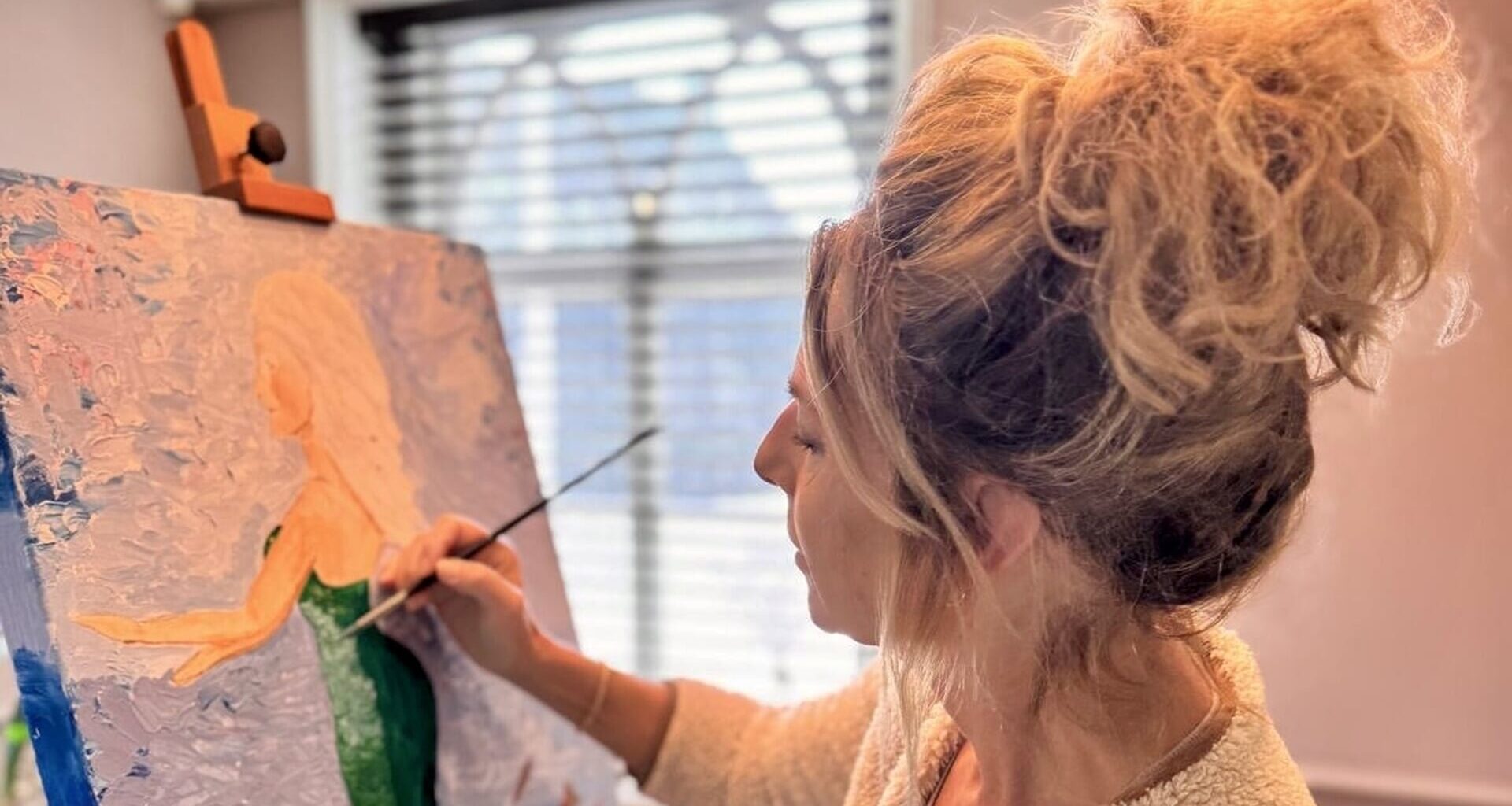 Rian moest meedoen aan de cursus Tekenen en Schilderen - Adverteren Veghel | Stadskrant Veghel