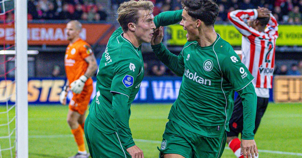 Rust op het Kasteel waar FC Groningen met 2-1 leidt tegen Sparta
