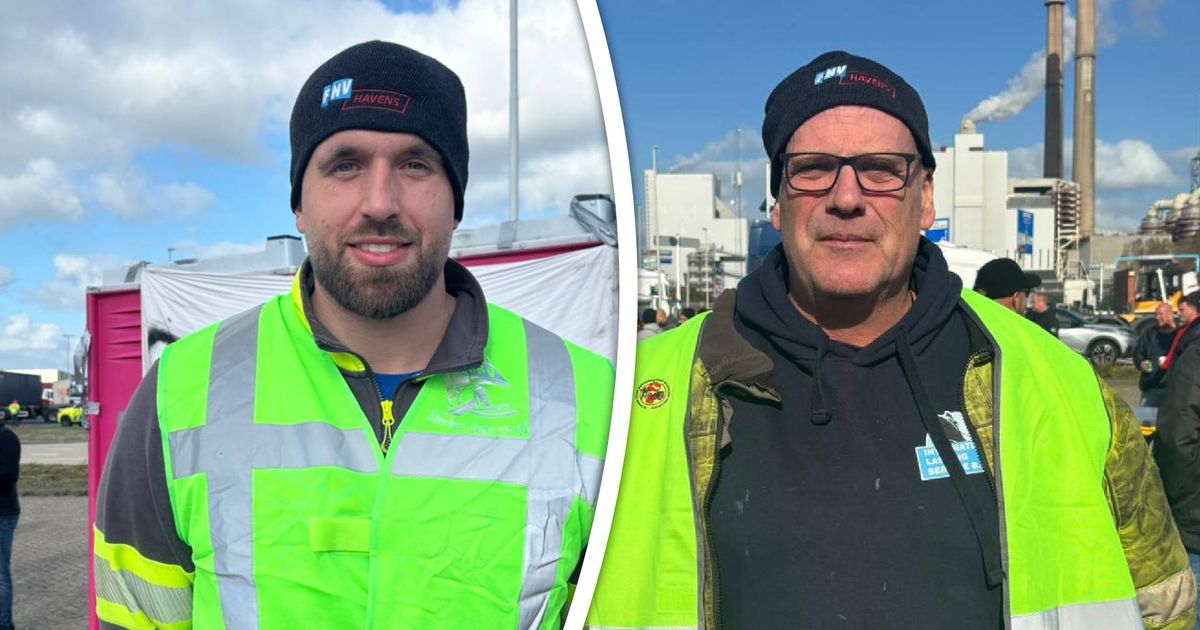 Voor deze sjorders is staken in de haven een noodkreet: 'Voelt alsof er over je heen gepist wordt'