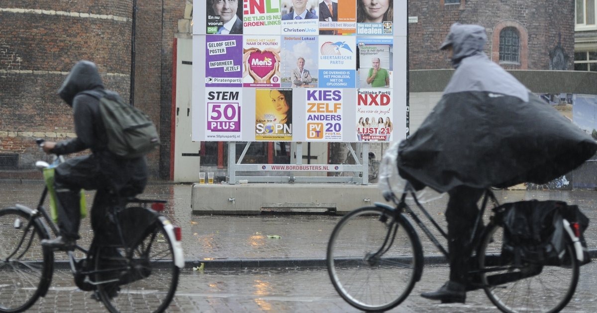 Het weer blijkt maar vrij weinig uit te maken voor de opkomst bij Tweede Kamerverkiezingen