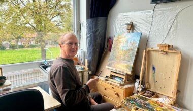 Oekraïense schilder droomt ervan werk weer op te pakken en zoekt atelier