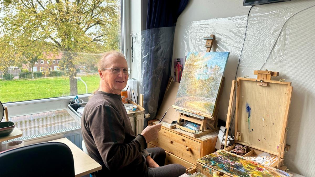 Oekraïense schilder droomt ervan werk weer op te pakken en zoekt atelier