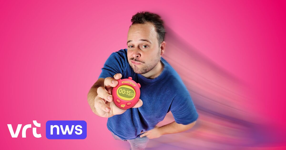 Hoe maak je een week lang radio zonder tijd? MNM-dj Sander zoekt het uit, dit keer vanop Martelarenplein in Leuven