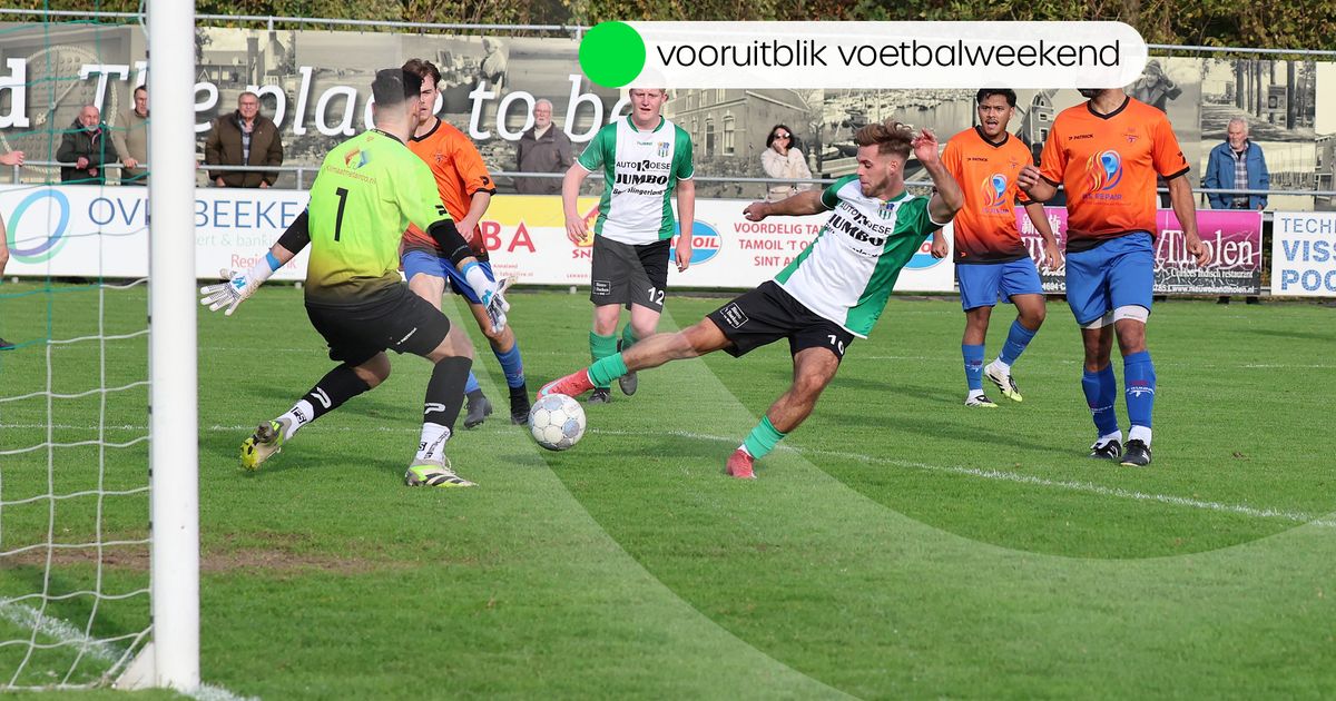 Deze wedstrijden worden vandaag en morgen gespeeld in het amateurvoetbal - Omroep Zeeland