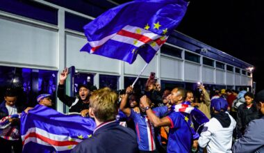 Groot feest in Rotterdam: Kaapverdië gaat voor het eerst naar WK voetbal