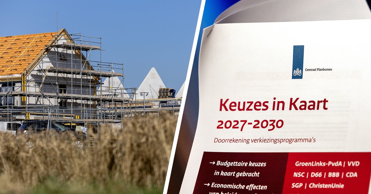 Wonen - een van de belangrijkste thema's voor kiezers - kreeg extra aandacht bij de doorrekeningen