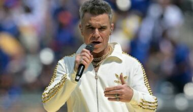 Robbie Williams in 2025.