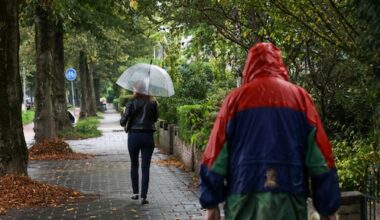 kletsnat herfstweer trekt over Nederland