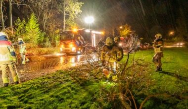 Op Corsica dode door storm Benjamin, hier vooral stormschade in Noord-Holland
