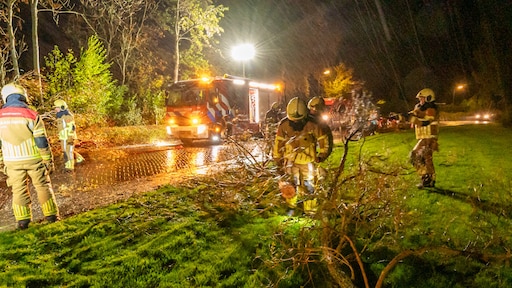 Op Corsica dode door storm Benjamin, hier vooral stormschade in Noord-Holland