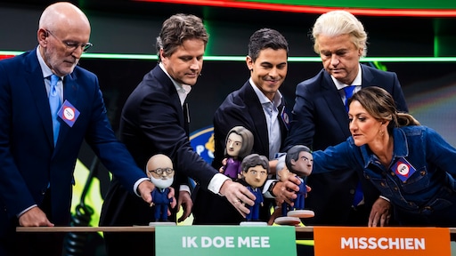 vier grootste partijen dicht bij elkaar in laatste peiling