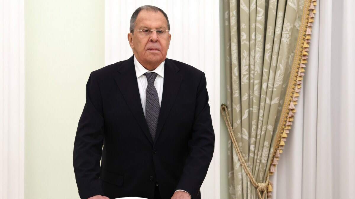 De Russische minister van Buitenlandse Zaken Sergey Lavrov.