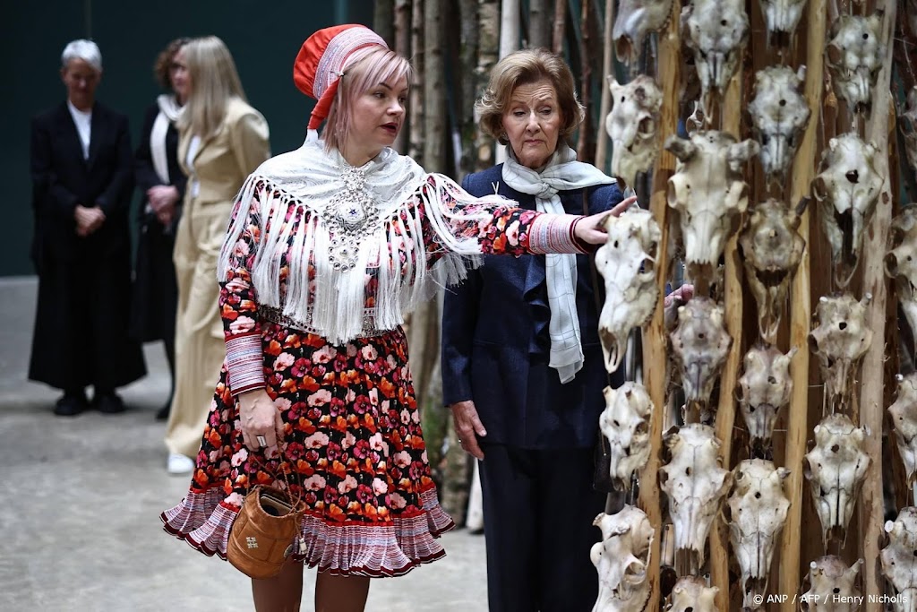 Koningin Sonja opent tentoonstelling in Tate Modern in Londen