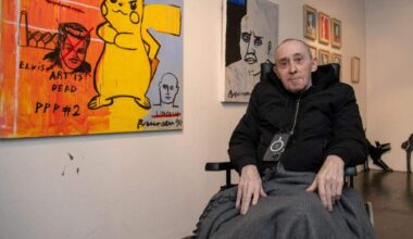 Antwerpse schilder en cultfiguur Bruno ‘Bruneau’ Schnieders (68) overleden: ook toen hij blind werd, bleef hij werken