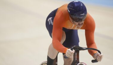 Harrie Lavreysen bereikt kwartfinale keirin WK baanwielrennen