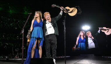 Ed Sheeran ontdekte verloving Taylor Swift via Instagram: 'Geen werkende telefoon'