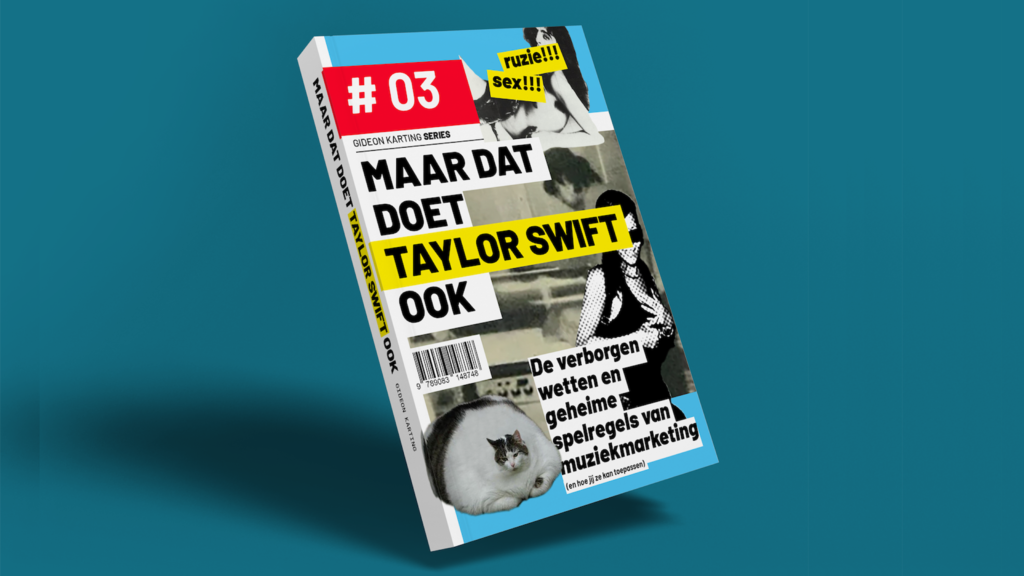 Gideon Karting brengt nieuw boek uit: MAAR DAT DOET TAYLOR SWIFT OOK