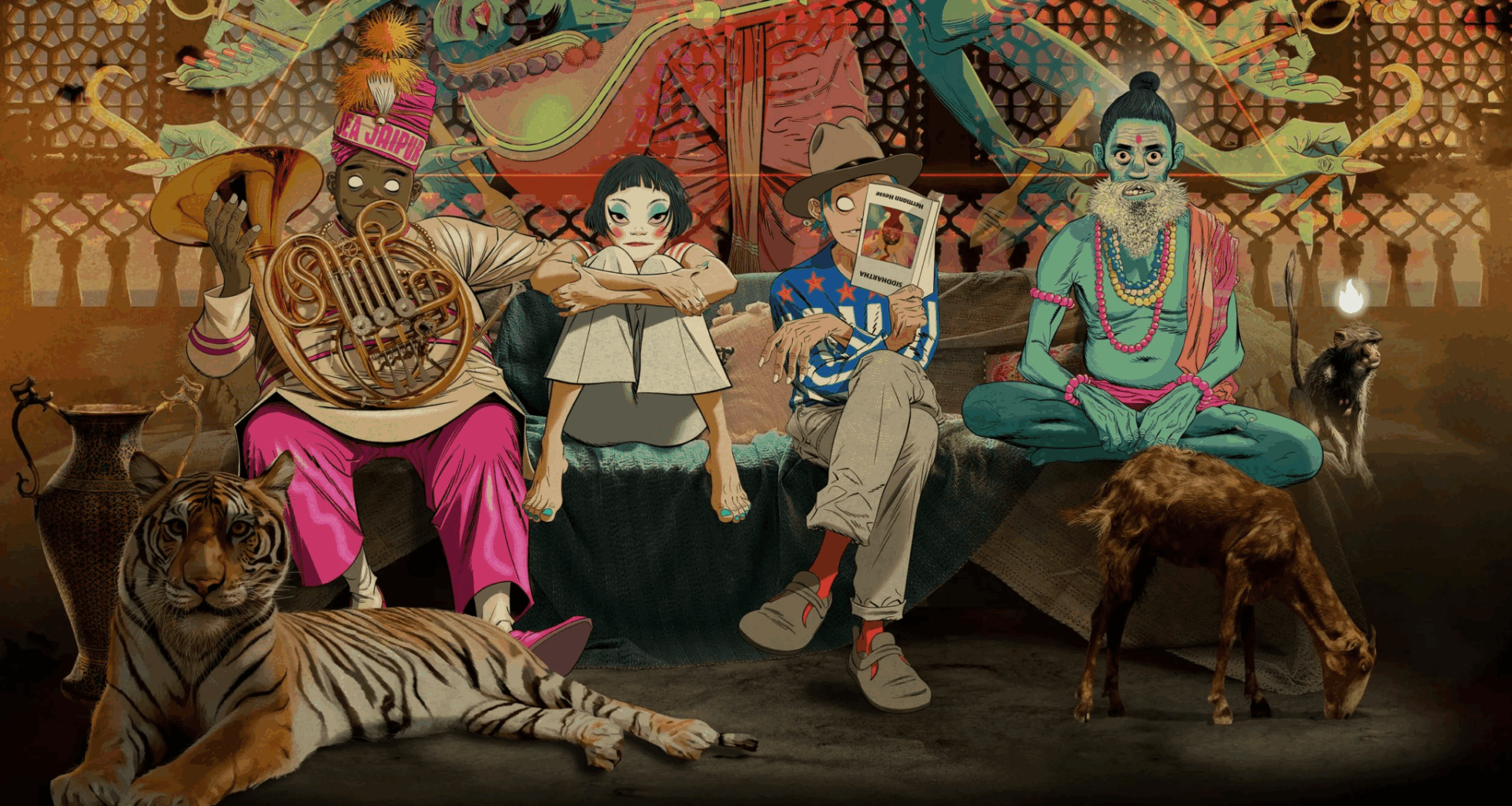 Gorillaz derde headliner van Rock Werchter 2026