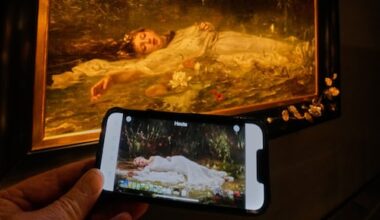 Honderden fans Taylor Swift trekken naar Duitsland voor Ophelia-schilderij