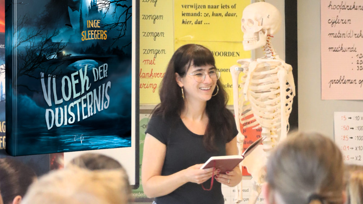 Auteur Inge Sleegers brengt griezelverhaal uit in samenwerking met twee scholen