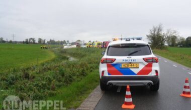 UPDATE: Bestuurder overlijdt na eenzijdig ongeval in Hamingen
