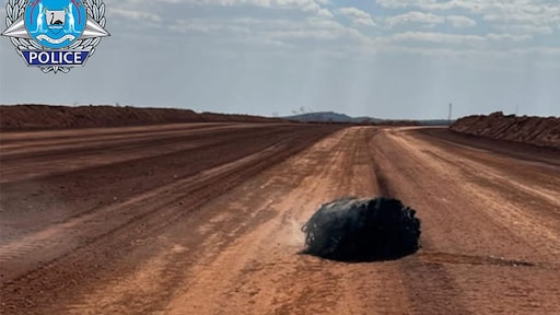 Vermoedelijk ruimtepuin stort neer bij mijnstadje in Australië