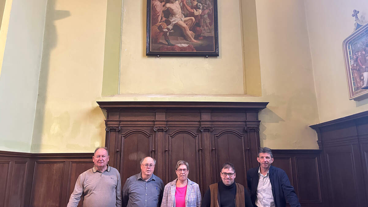 Schilderij uit ontwijde kerk krijgt nieuwe thuis: ”Ook een museum had interesse, maar we vonden het belangrijk dat het in onze streek bleef”