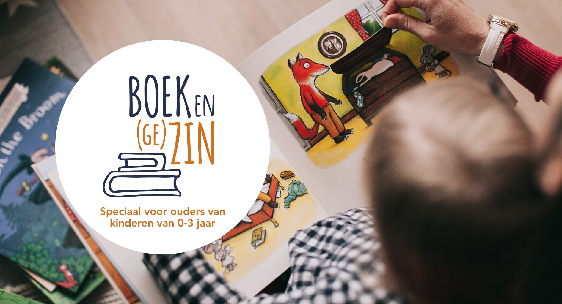 Ouders vinden elkaar tussen de prentenboeken