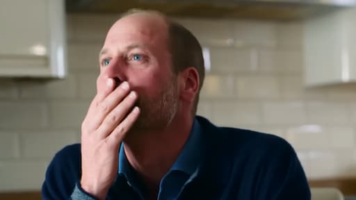 Prins William in tranen tijdens gesprek met vrouw wiens man uit het leven stapte