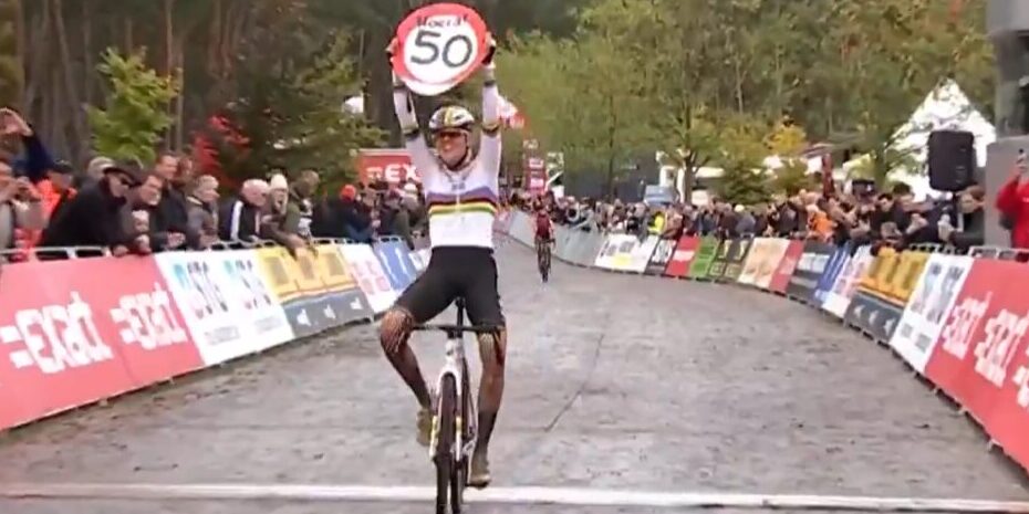 Fem van Empel ging voor 50e zege zelf naar winkel voor zegebord: “Dat zorgde voor veel druk”