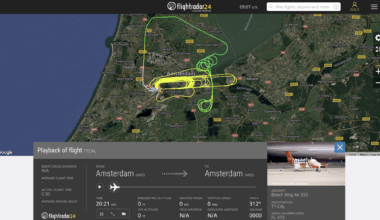 Opvallende vlucht markeert mijlpaal op Schiphol