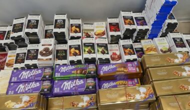 Duitse winkeldief gesnapt met honderden chocoladerepen