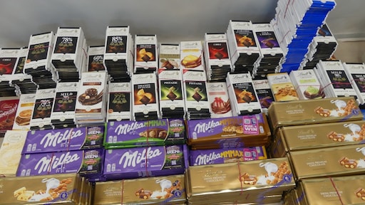 Duitse winkeldief gesnapt met honderden chocoladerepen