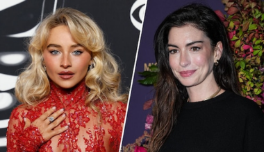 Anne Hathaway 'gearresteerd' tijdens concert Sabrina Carpenter