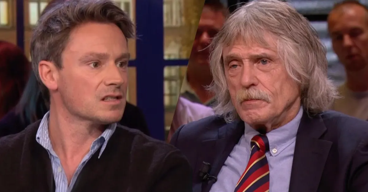 Johan Derksen hoort kritiek Sander Schimmelpenninck: 'Die gozer hangt mij zo de strot uit!'
