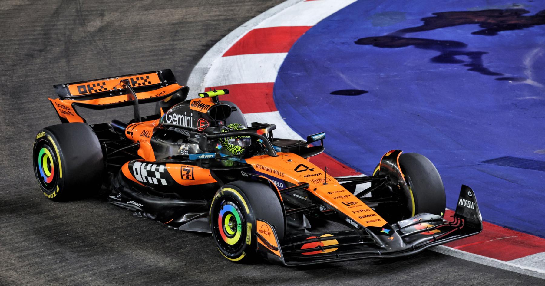 Norris is zich van geen kwaad bewust na touché met Piastri