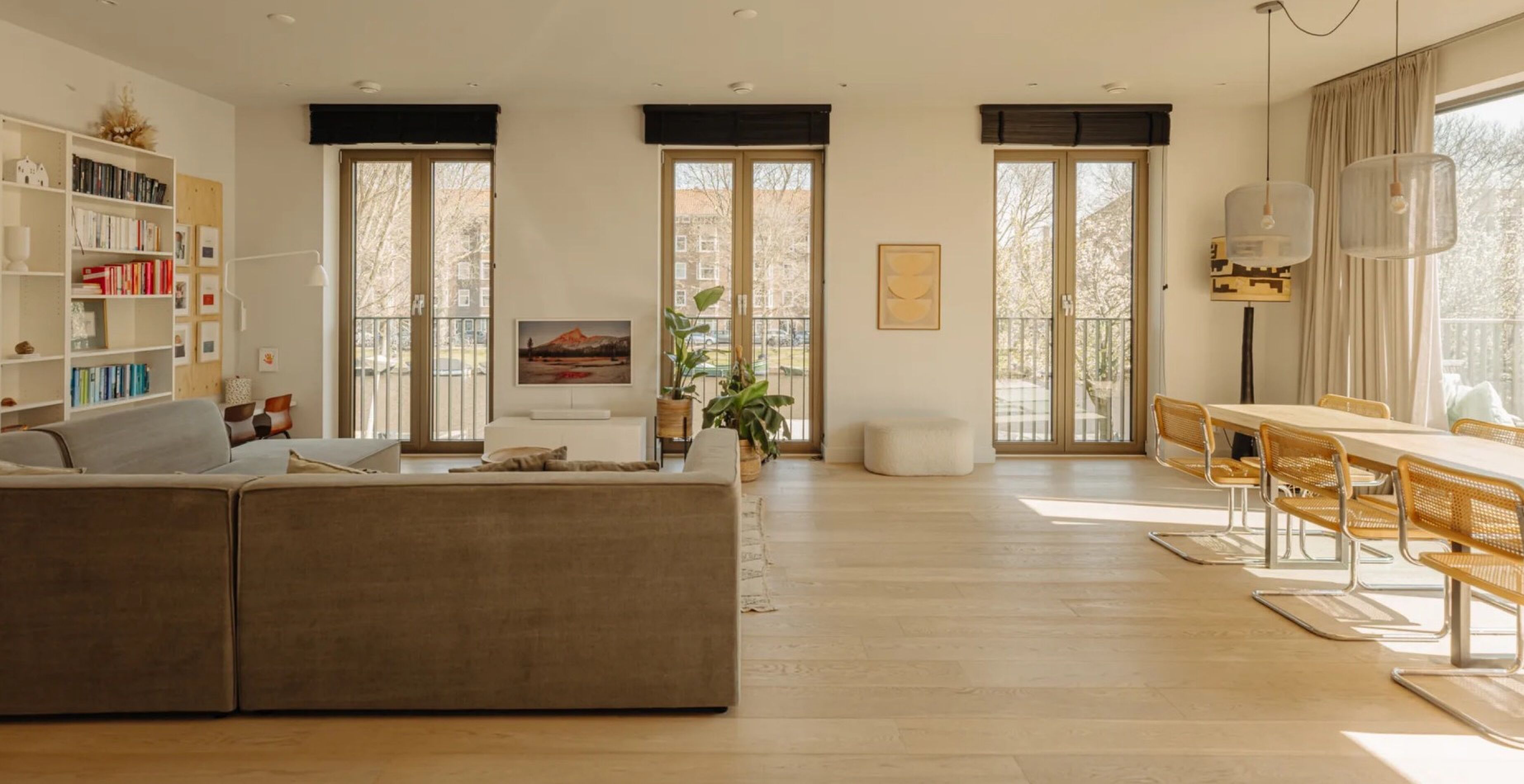 Het appartement van Jaap Jongbloed in Amsterdam