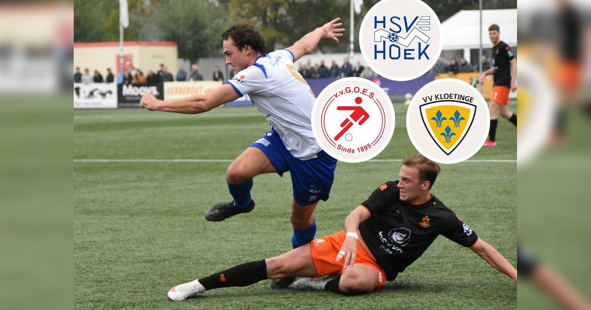Lees terug: Kloetinge pakt eerste periodetitel, ook Hoek en GOES winnen