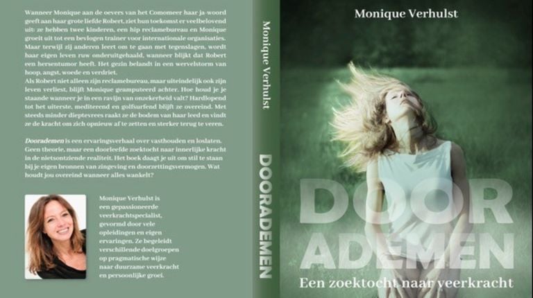 Het boek 'Doorademen' van Monique Verhulst.