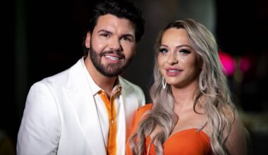 Roy Donders en zijn vriendin Michelle (Foto: ANP).