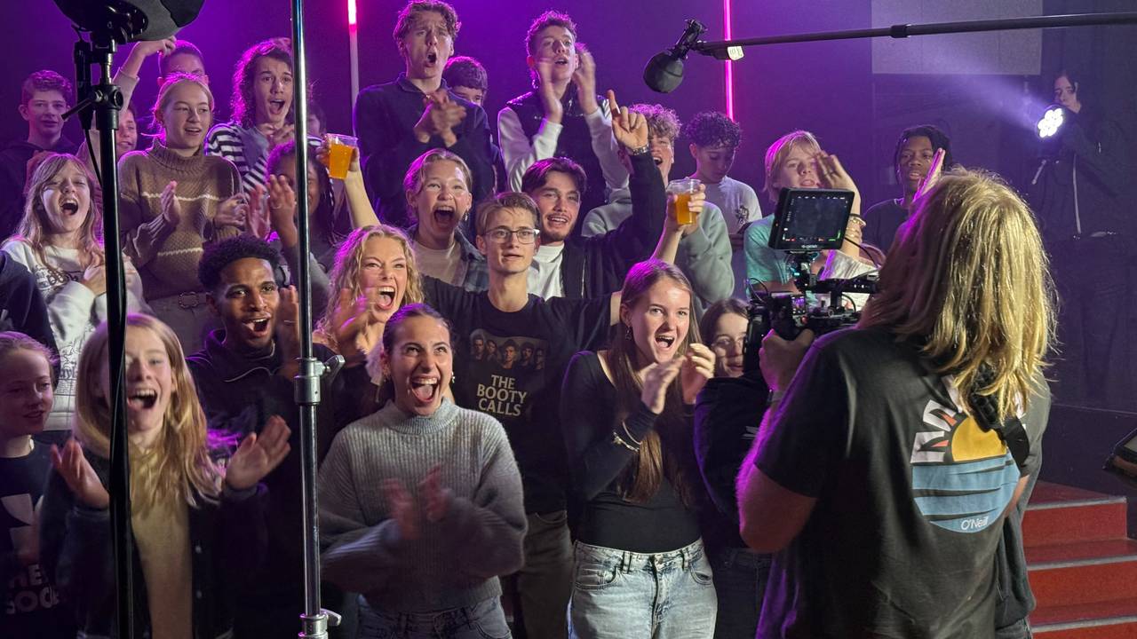 De opnames van de film  (foto: Jos Verkuijlen).