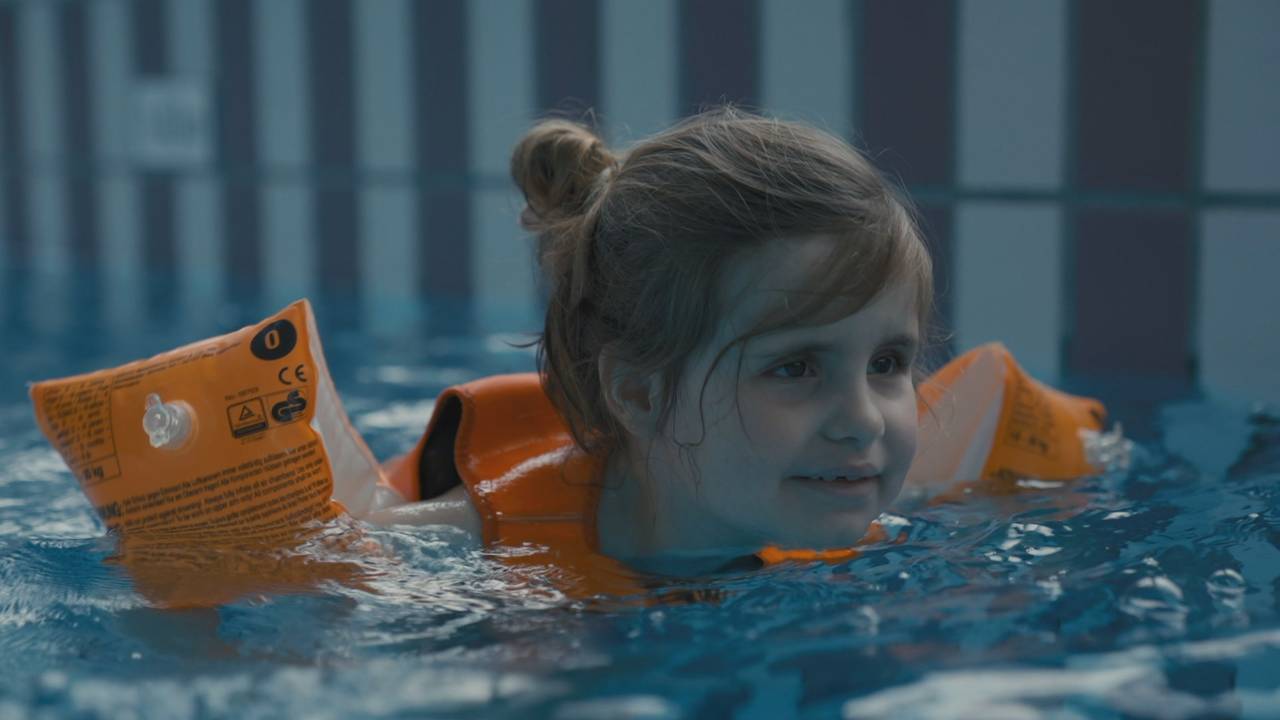 Maja werd blind geboren door een erfelijke oogaandoening (beeld: Maja groeit blind op).