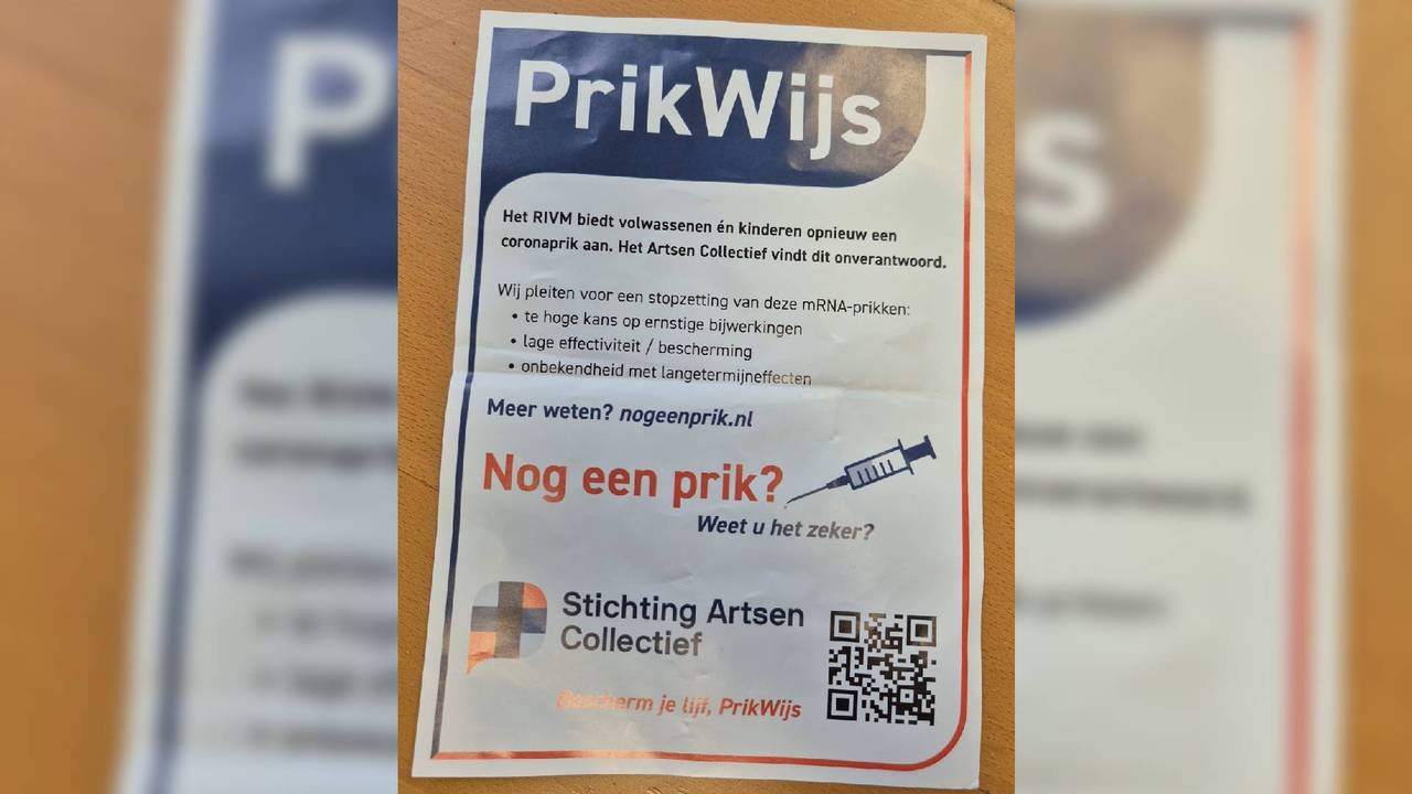 De flyer van de actiegroep (foto: Omroep Brabant).