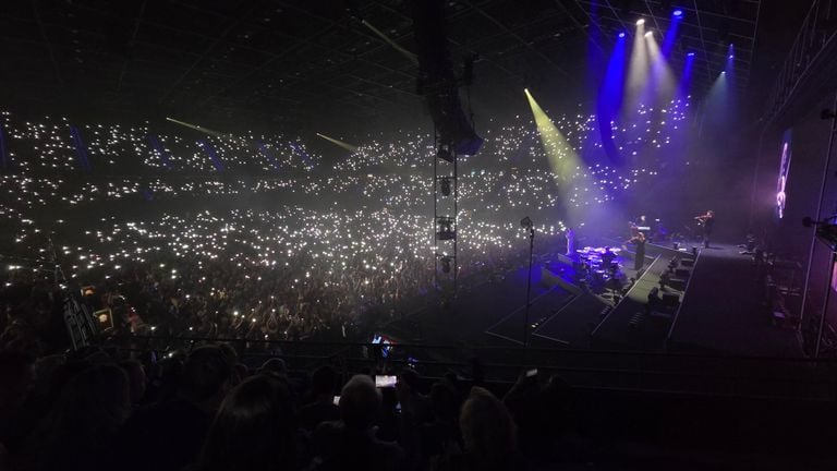 Geweldige sfeer in Ahoy (foto: Omroep Brabant).