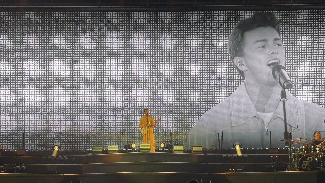 Flemming in zijn element in Ahoy (foto: Omroep Brabant).