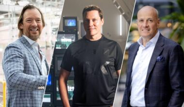 Van links naar rechts: Laurens Last, Tiësto en Frits van Eerd.